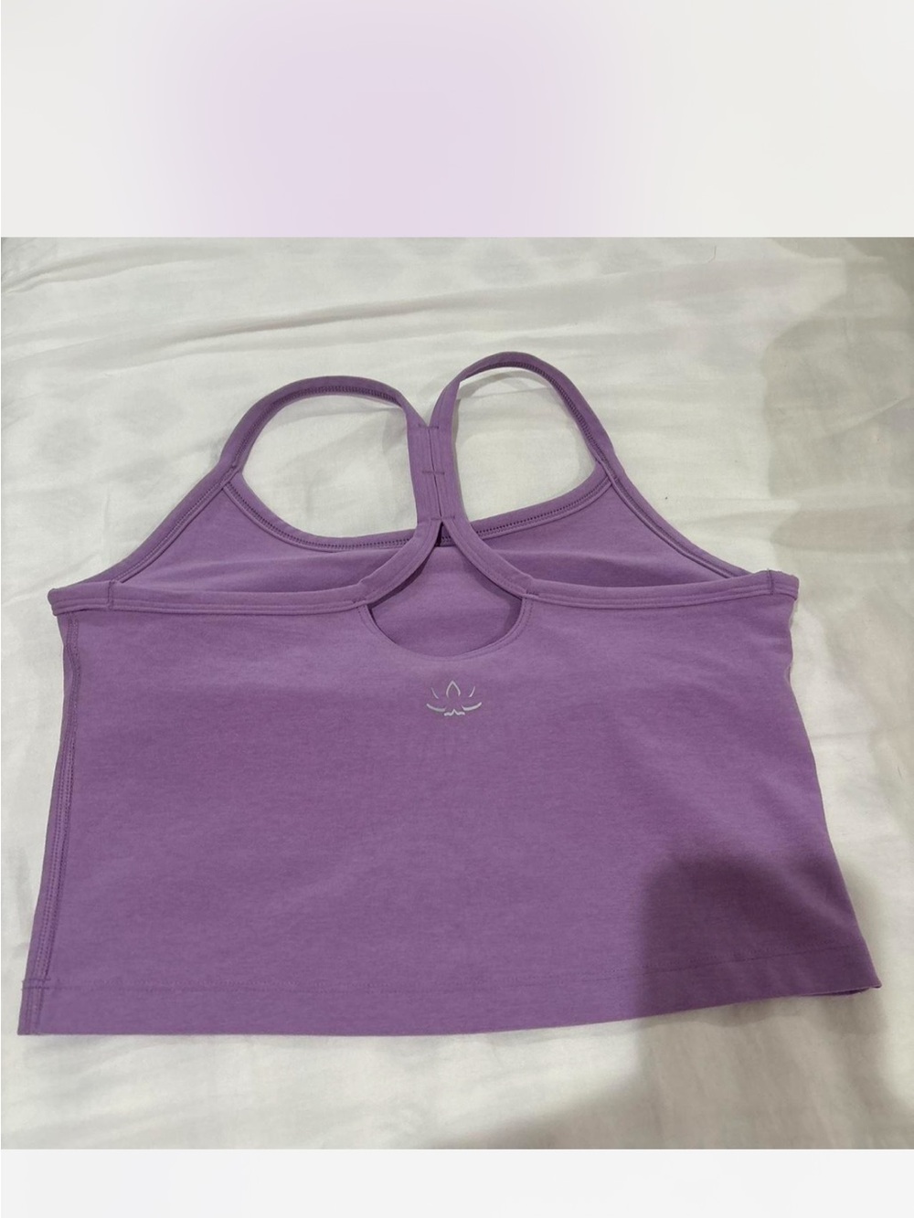 Beyond Yoga Lilac High-Waist Leggings with Cropped Tank Set - Picture 3 of 6